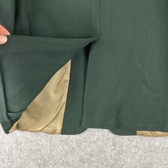 Vintage Culwell & Son Wool Blazer Sport Coat Mens 42R Green Gold Button 80s - Picture 13 of 16